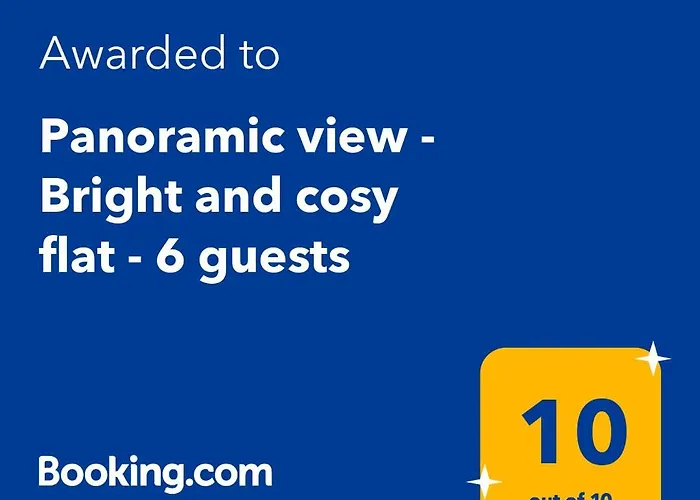 Panoramic View - Bright And Cosy Flat - 6 Guests Appartement *