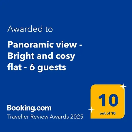 Panoramic View - Bright And Cosy Flat - 6 Guests 公寓 *